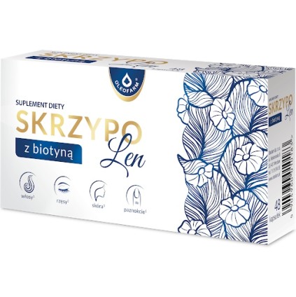 Skrzypolen z biotyną 300mcg 72 kapsułek / S0145 / Oleofarm Skrzypolen z biotyną 300mcg 72 kapsułek / S0145 / Oleofarm