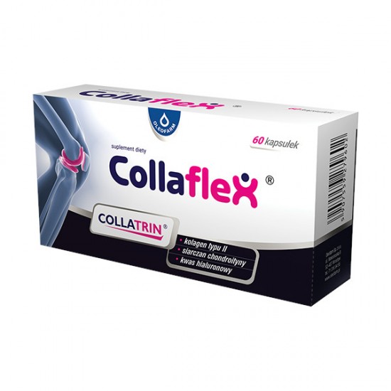 Collaflex kolagen + siarczan chondroityny + kwas hialuronowy 60 kapsułek